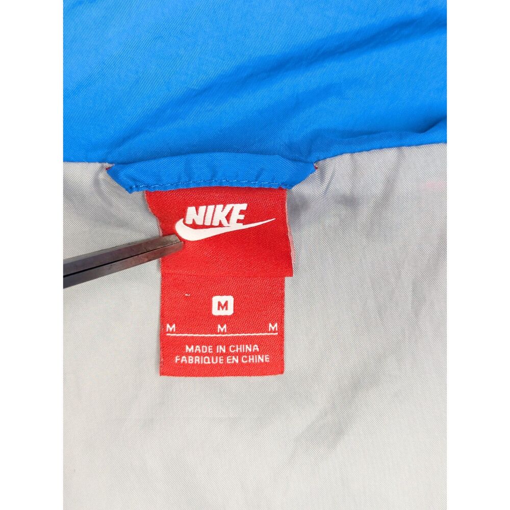 Nike Vaporwave Windbreaker Jacket Mens Medium Zip Gray Pink AJ2299-012 Packable - Picture 7 of 12